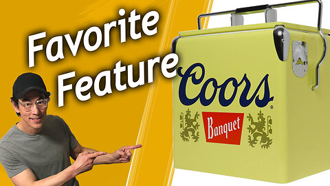 Koolatron Coors Banquet Retro Ice Cooler Chest, Vintage Style, Favorite Features, Product Links