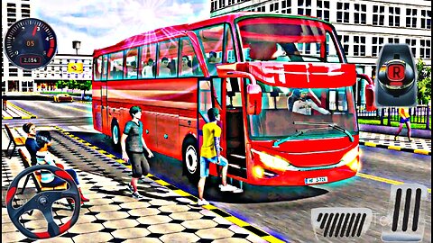 Coach Bus Simulator - Real City Bus Driving Fire Bus - Android GamePlay