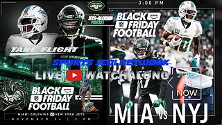 NFL BLACK FRIDAY FOOTBALL🏈 WATCH ALONG (NO FOOTAGE) NY JETS VS MIAMI DOLPHINS