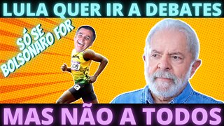 APENAS 3 - Com 11 convites de emissoras, Lula quer ir a debates com pool de emissoras