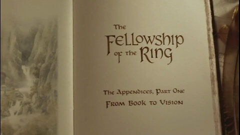 The Fellowship of the Ring - The Appendices Pt. 1 | Editorial - Assembling an Epic (ITA SUB)