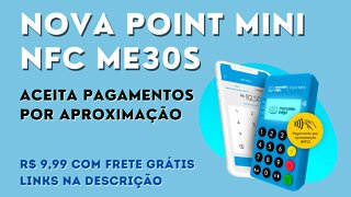 Nova Point Mini eBlue ME30S! Unboxing e pareamento com o smartphone!