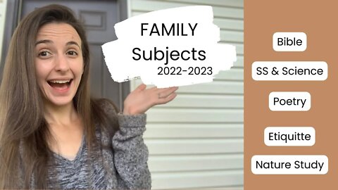 Family Curriculum Picks 2022-2023 || ||