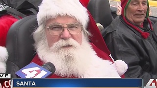 Santa joins Black Friday shoppers