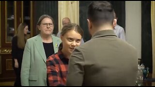 Ukraine's Zelenskyy meets Climate Queen Greta Thunberg