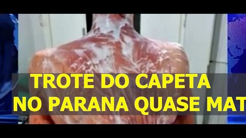 NO PARANÁ CALOUROS QUASE MORR#M EM TROTE DO CAP#TA