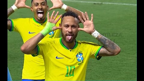 NEYMAR JR Overtake the Brazilian ICON to become all time goalscoring