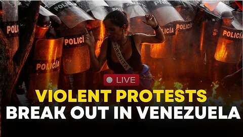 Protest In Venezuela LIVE | Massive Protests After Nicolas Maduro Wins Venezuela Elections 2024