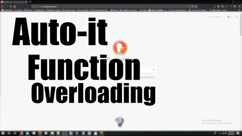 Autoit: Function Overloading