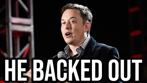 Elon Musk CANCELLED The Twitter Deal...