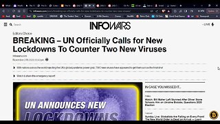 BREAKING – UN Officially Calls for New Lockdowns To Counter Two New Viruses