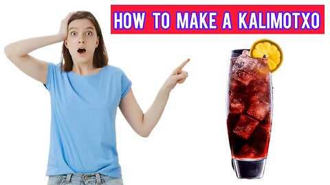 How To Make Kalimotxo cocktail 🍹