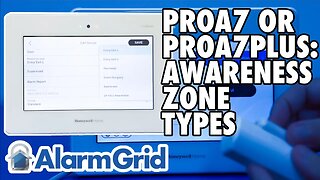 PROA7 or PROA7PLUS: Awareness Zone Types