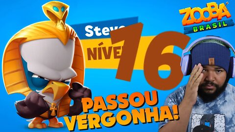 STEVE NV 16 CONTRA JOGADORES REAIS SOLO E SQUAD! ZOOBA: Jogo de Batalha Animal