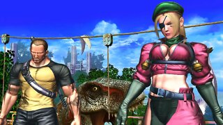 Street Fighter X Tekken: Cole (Swap Costume) & Nina vs Yoshimitsu & Lili - 1440p No Commentary