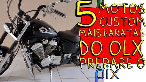 Prepara o PIX: 5 motos custom mais baratas da WEB