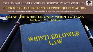 To Plead Fraud Plaintiff Must Identify Acts of Fraud