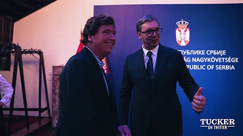 Tucker meets with Serbia Prime Minister in Budapest
