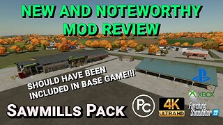 Sawmills Pack | Mod Review | Farming Simulator 22