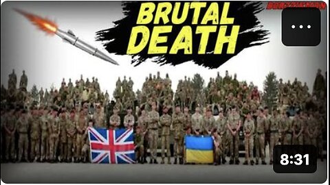 UK Is Mad With Rage: ODESSA Partisans Have Caused Death of Twenty BRITISH Soldiers In CHERNOMORSK