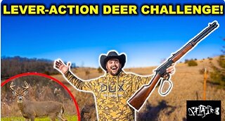 Iron sight, lever action, 30-30 deer hunting challenge. (Catch,, clean and cook).