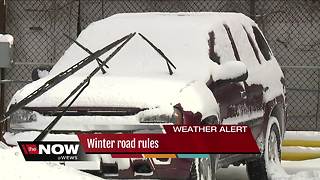 Winter road rules