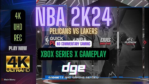 NBA 2K24 Pelicans VS Lakers Xbox Series X Gameplay No Commentary