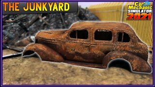 Exploring The Junkyard For Rusty Gold | Car Mechanic Simulator 2021