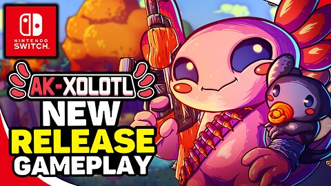 AK-xolotl | Twin-Stick Shooter | Nintendo Switch Gameplay