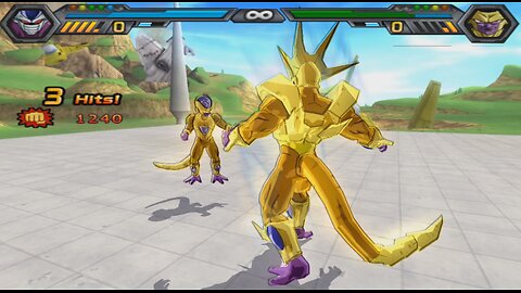 Golden Frieza VS Golden Cooler - DBZ Budokai Tenkaichi 4