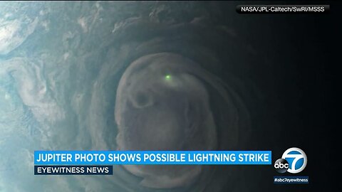 Shallow Lightning on Jupiter NASA Visualization