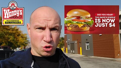 Wendy's $4 Dave's Single!