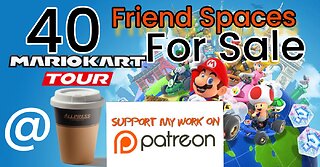 Friend Spaces For Sale 1 ☕ a month #MarioKartTour