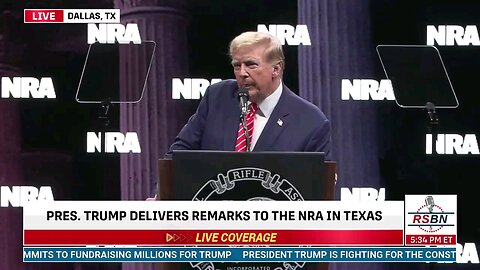 “I was gonna say he’s full of bullsh*t”: President Trump ROASTS delusional Biden at NRA Meeting