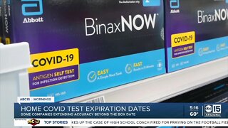 Home COVID test expiration dates