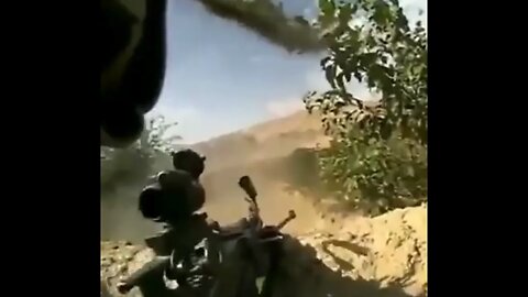 French Machine Gunner Sends Heavy Fire At Taliban - Afghanistan Combat Footage