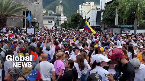 Venezuela election: Thousands of protesters march in Caracas following disputed results