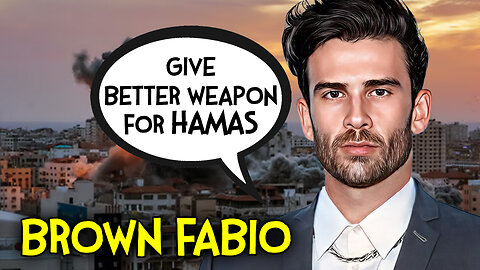 Śmieć Hasan Piker chce lepiej uzbroić Hamas 🤮 | F*** Brown Fabio