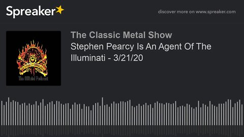 CMS HIGHLIGHT - Stephen Pearcy Is An Agent Of The Illuminati - 3/21/20