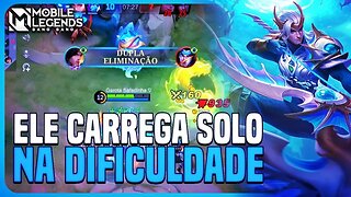 ELE É DIFICIL MAS CARREGA SOLOQ FÁCIL BEM JOGADO | YI SUN SHIN | MLBB