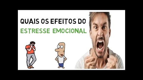 Quais os sintomas do ESTRESSE EMOCIONAL | Sinais e sintomas físicos emocionais da ansiedade estresse