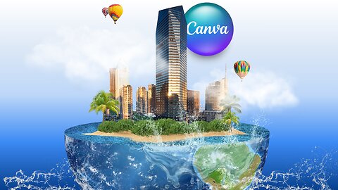 Canva Tutorial Photo Manipulation Floating Earth