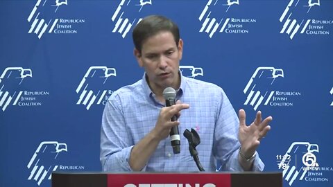 Marco Rubio holds rally for Jewish community and students at FAU