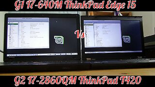 G1 I7 640M ThinkPad Edge 15 vs G2 I7 2860QM ThinkPad T420 !