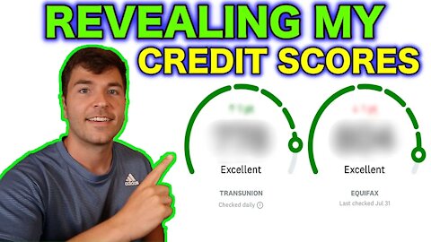 MY CREDIT SCORES REVEALED (How To Raise Credit Score 2021)