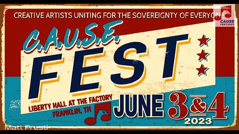 CAUSE FEST 2023 - Matt Presti - Freedom & Consciousness