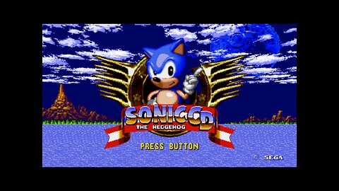 Let's Play! Sonic CD Part 1! Gotta Stop the Bad Guy and Rescue the Girl!