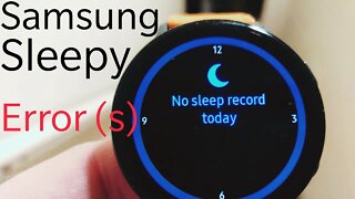 Samsung sleep error(s)...