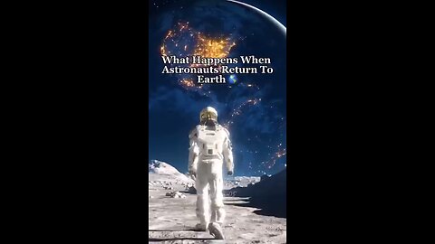 What happens when astronauts return to earth
