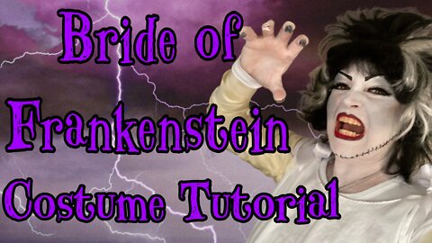 The Bride of Frankenstein DIY costume tutorial.